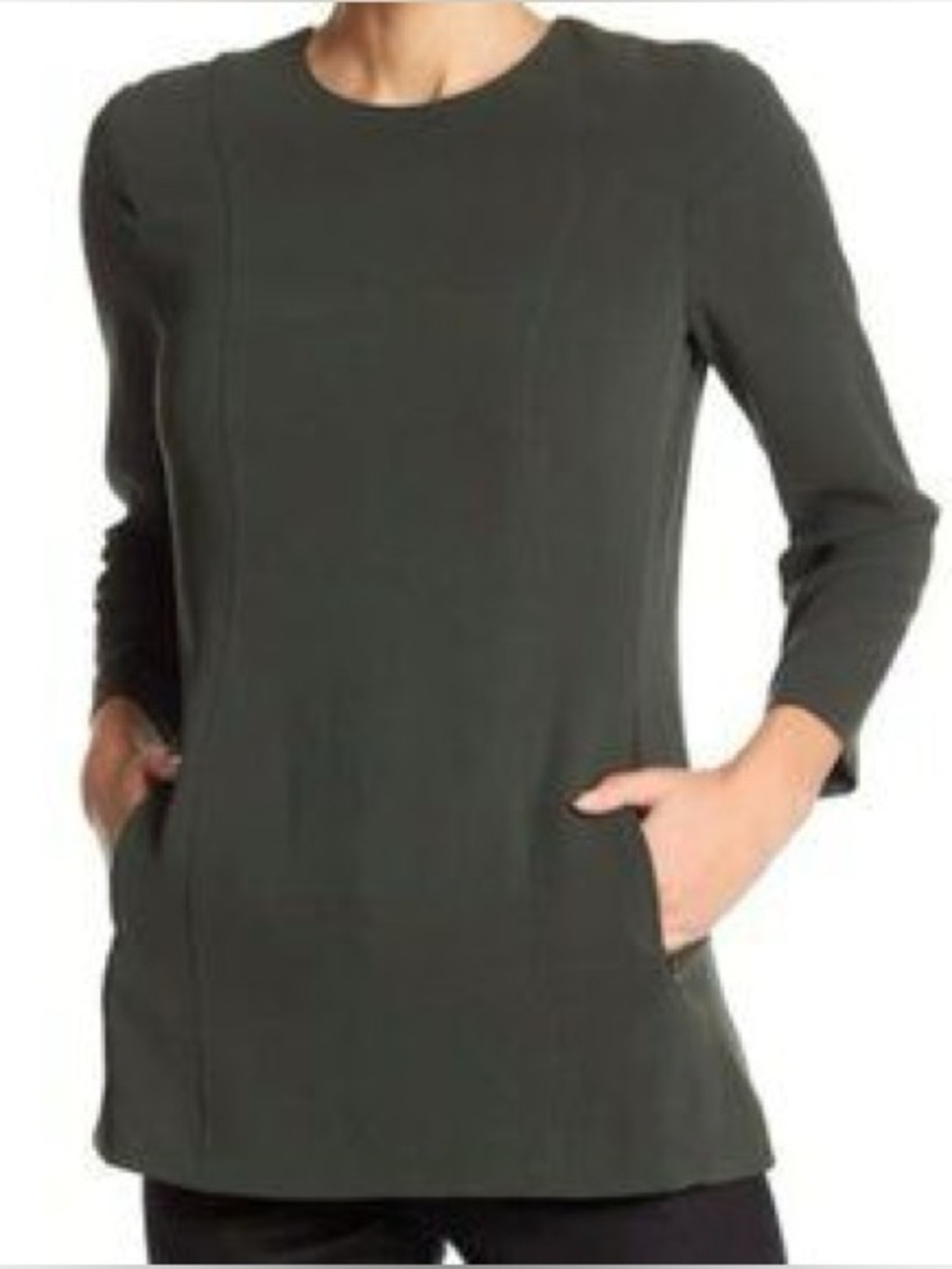 Theory Olive Green Tunic
